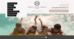 Desktop Screenshot of hotelmiamibeach.com