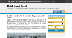 Desktop Screenshot of hotelmiamibeach.biz