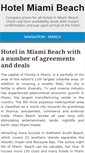 Mobile Screenshot of hotelmiamibeach.biz