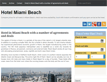 Tablet Screenshot of hotelmiamibeach.biz